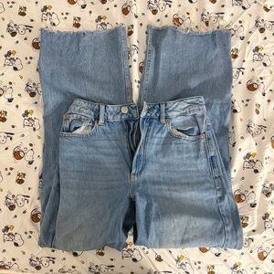 Garage Light Blue Straight Leg Jeans